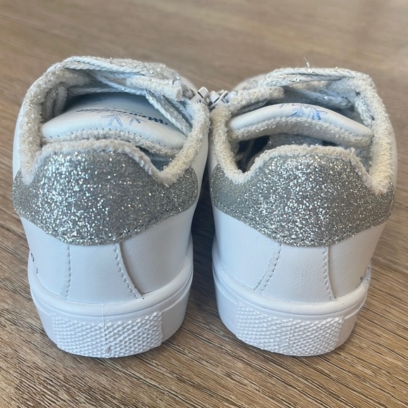 Monnalisa Rose Glitter Sneakers Girls 8T (EU 27) Made in Italy NWOT Designer - Picture 13 of 16
